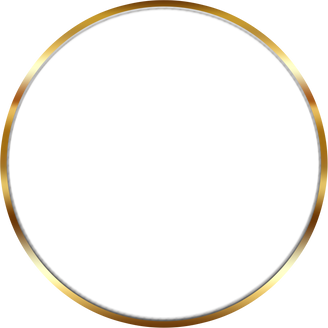 Gold Circle metallic frame